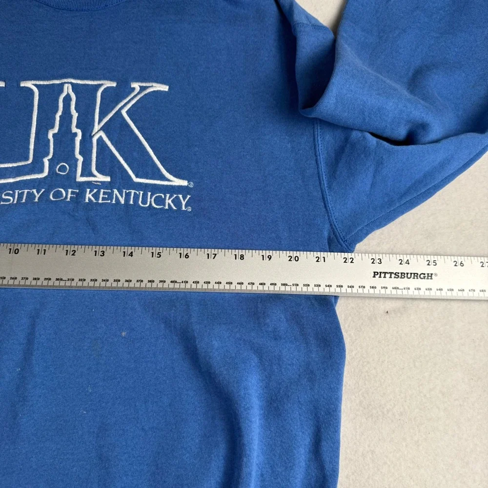 90s Vintage University of Kentucky Sweatshirt Men's Large Blue Santee Pluma